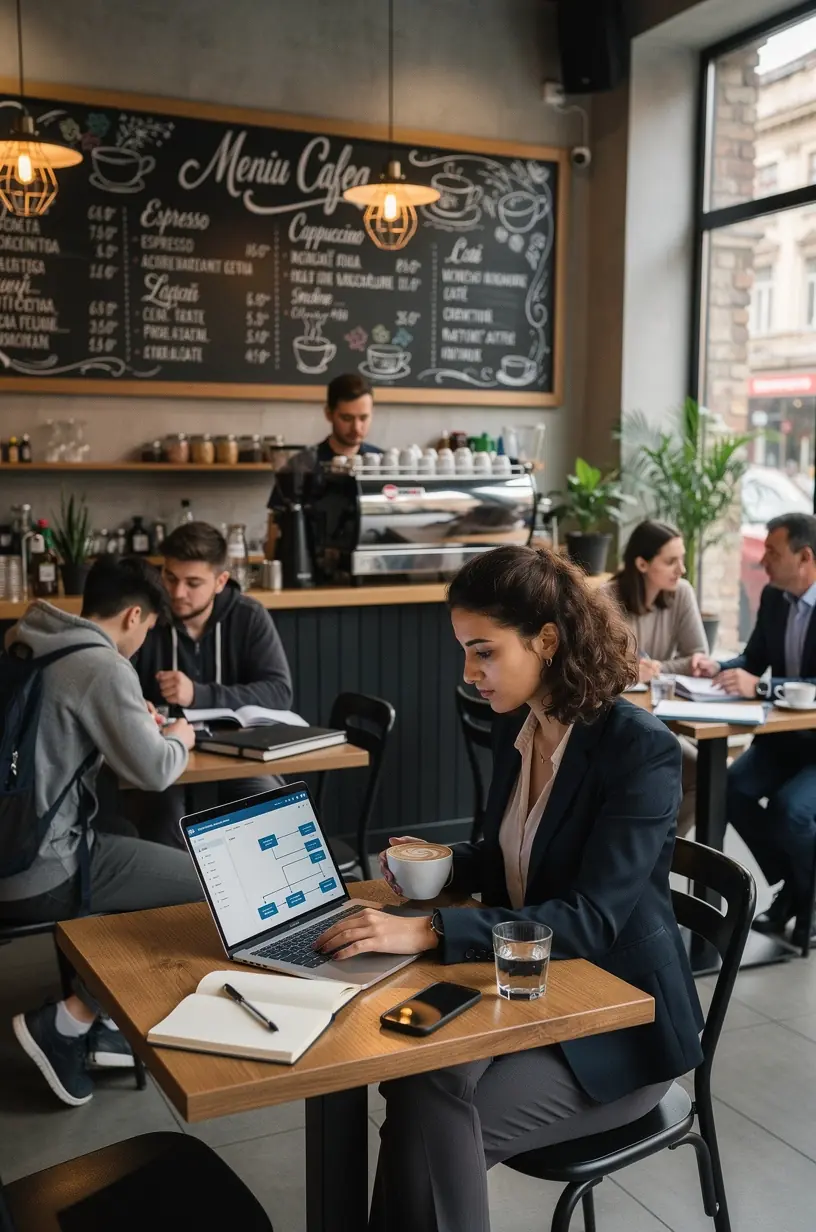 Grafic comparativ al eficienței muncii înainte și după implementarea tehnicilor automate în software